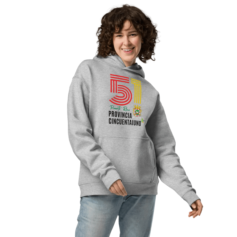 Sudadera con capucha gris - Provincia 51 Puerto Rico España product image (5)