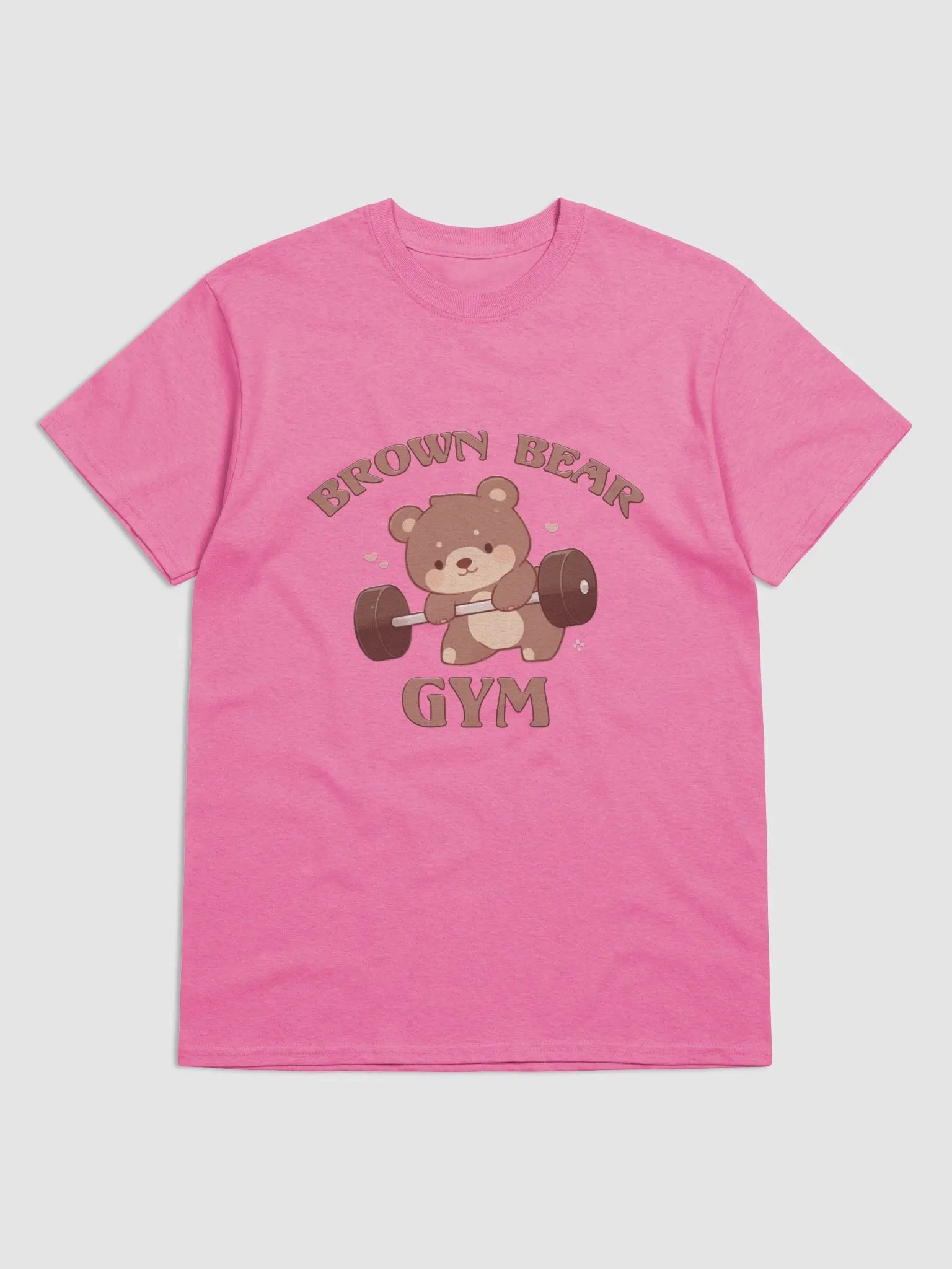 Brown Bear Gym (Cute) - Light Colored T-shirt product image (1)