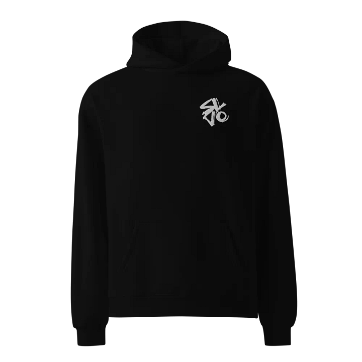 Hoodie Oversized Black Large Backprint product image (1)