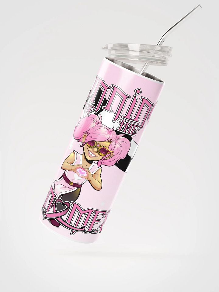 Running of the Gnomes Race Banner-- Pink Gradient Edition--By Mischi--Travel Cup product image (2)