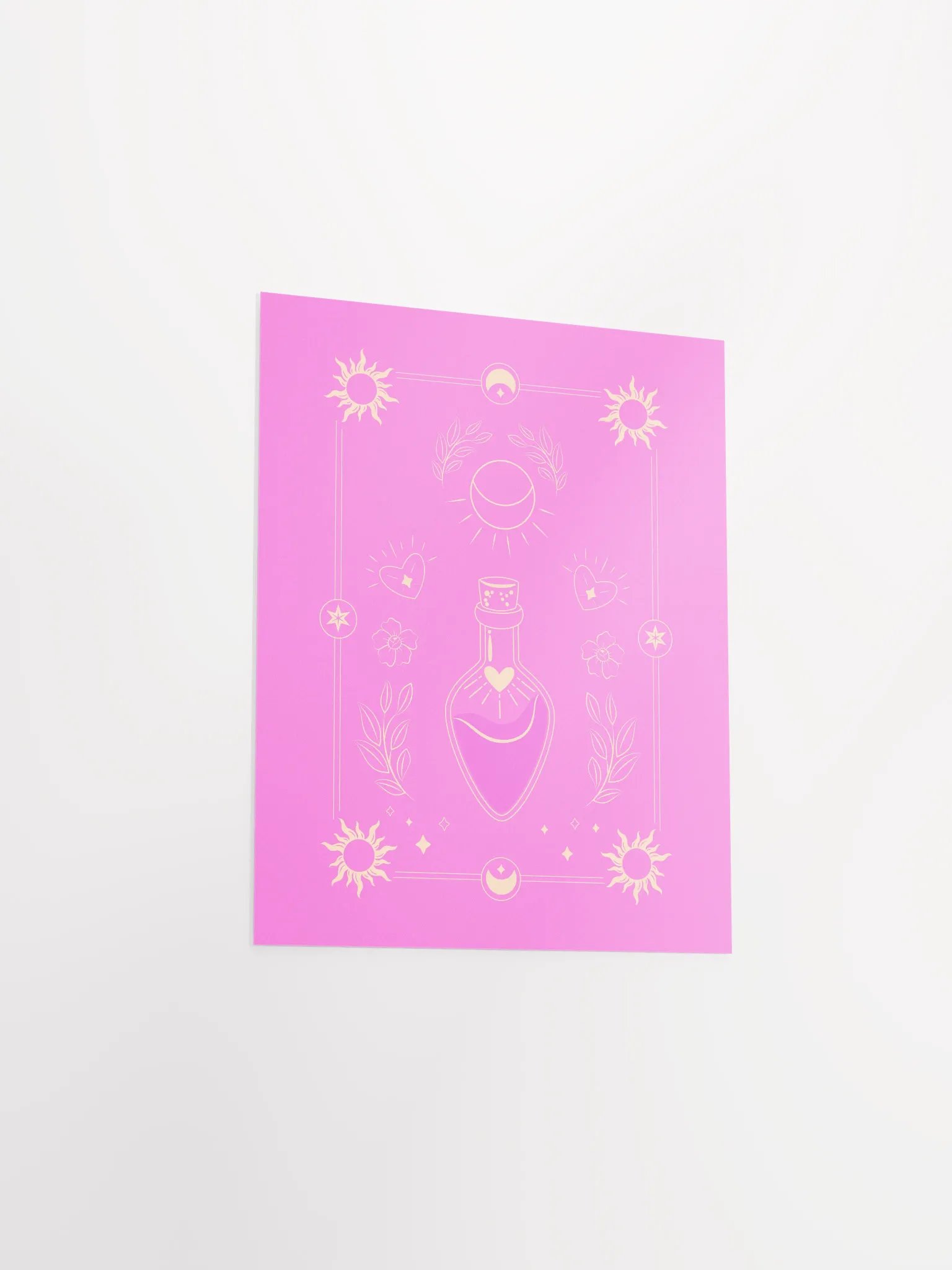 Pink Magic Potion Tarot Card Poster product image (3)