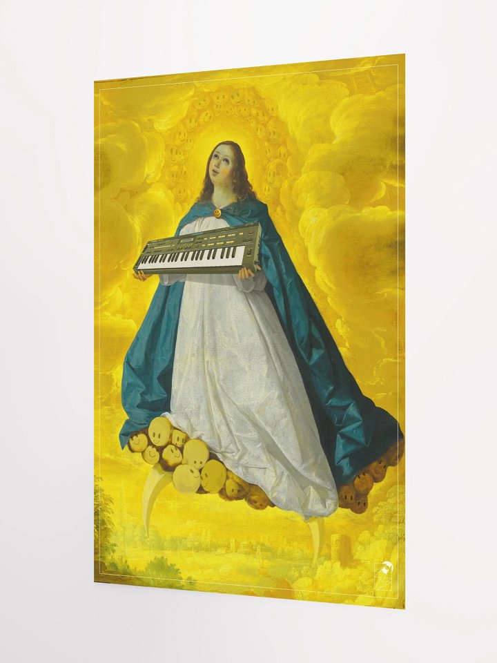 Immaculate conCZeption, Casio cz-101 classic synth Tribute, Techno EDM Matte Paper Poster product image (2)