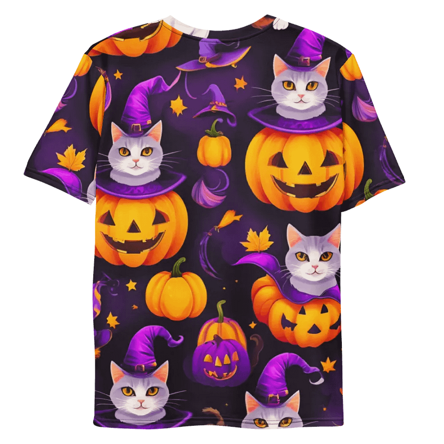 Cats Pumpkin Charade T Shirt product image (9)