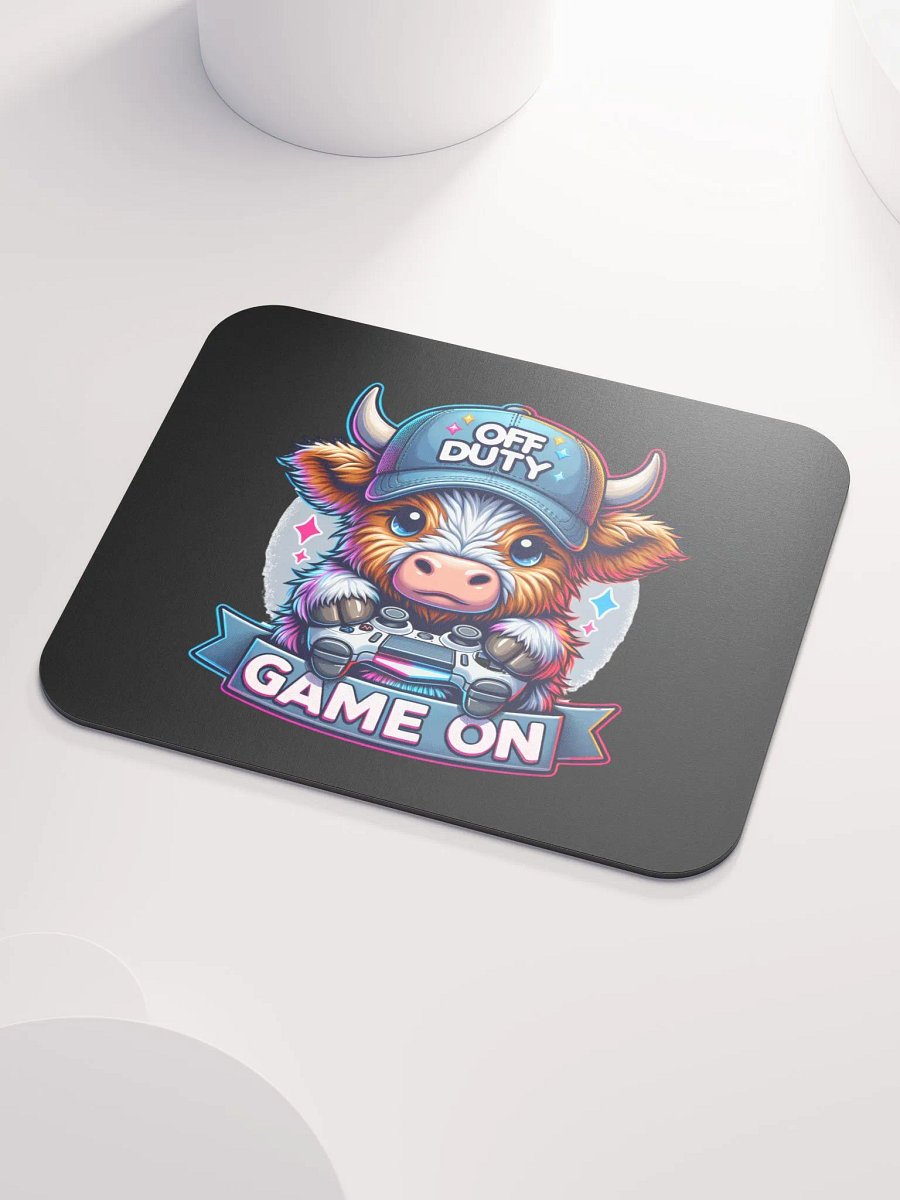 Off Duty Highland Cow Game On Mouse Pad product image (3)