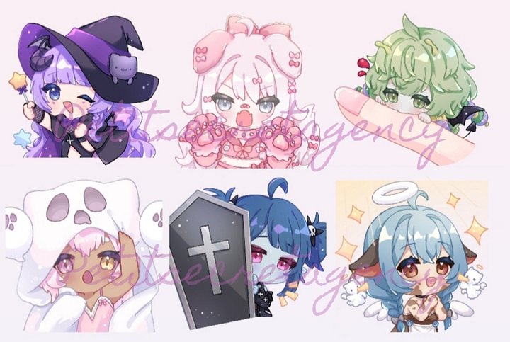 🌙 Pack Complet Halloween – Les 6 Esprits du Manoir (1 Offert) product image (1)