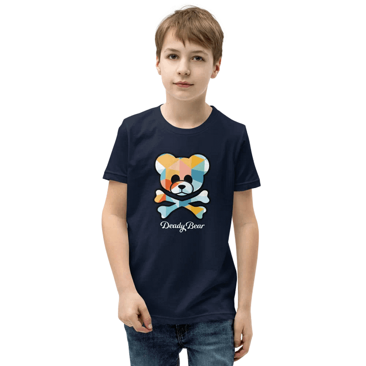 Deady Bear Geometric Design Youth T-Shirt product image (38)