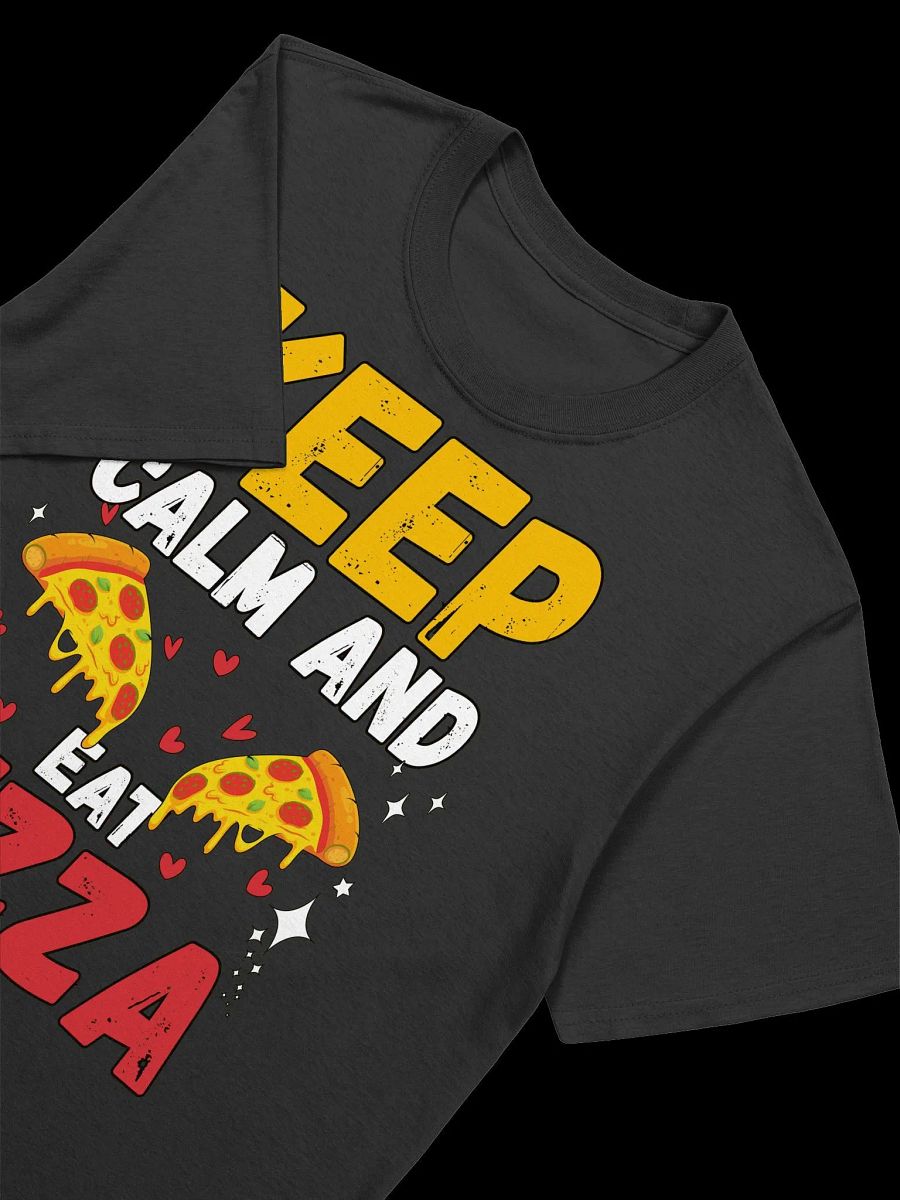 Food Lover-Keep Calm and Eat Pizza-Funny Food Quote T-Shirt product image (21)