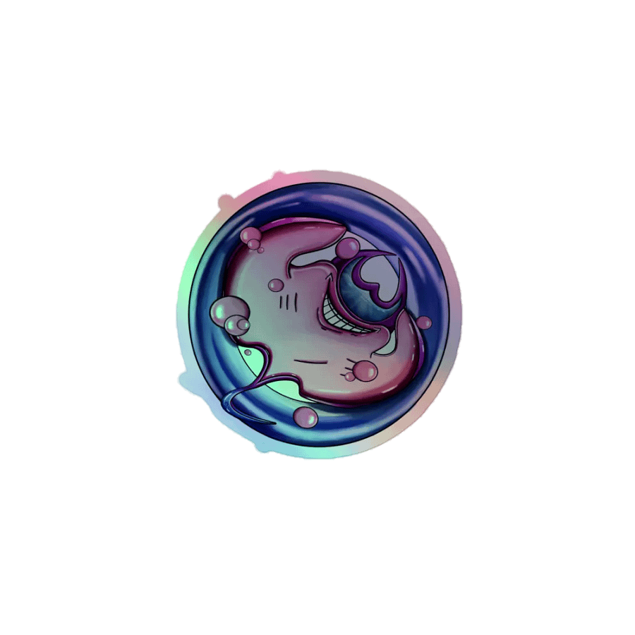 Luna's Whimsical Holographic Sticker Sheet product image (1)