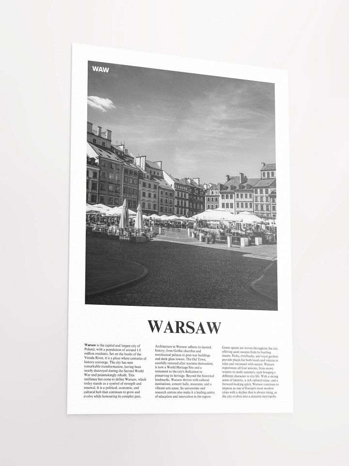 Warsaw 03 Newspaper Poster product image (2)
