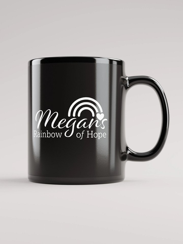 Megan's Rainbow of Hope Black Mug product image (2)