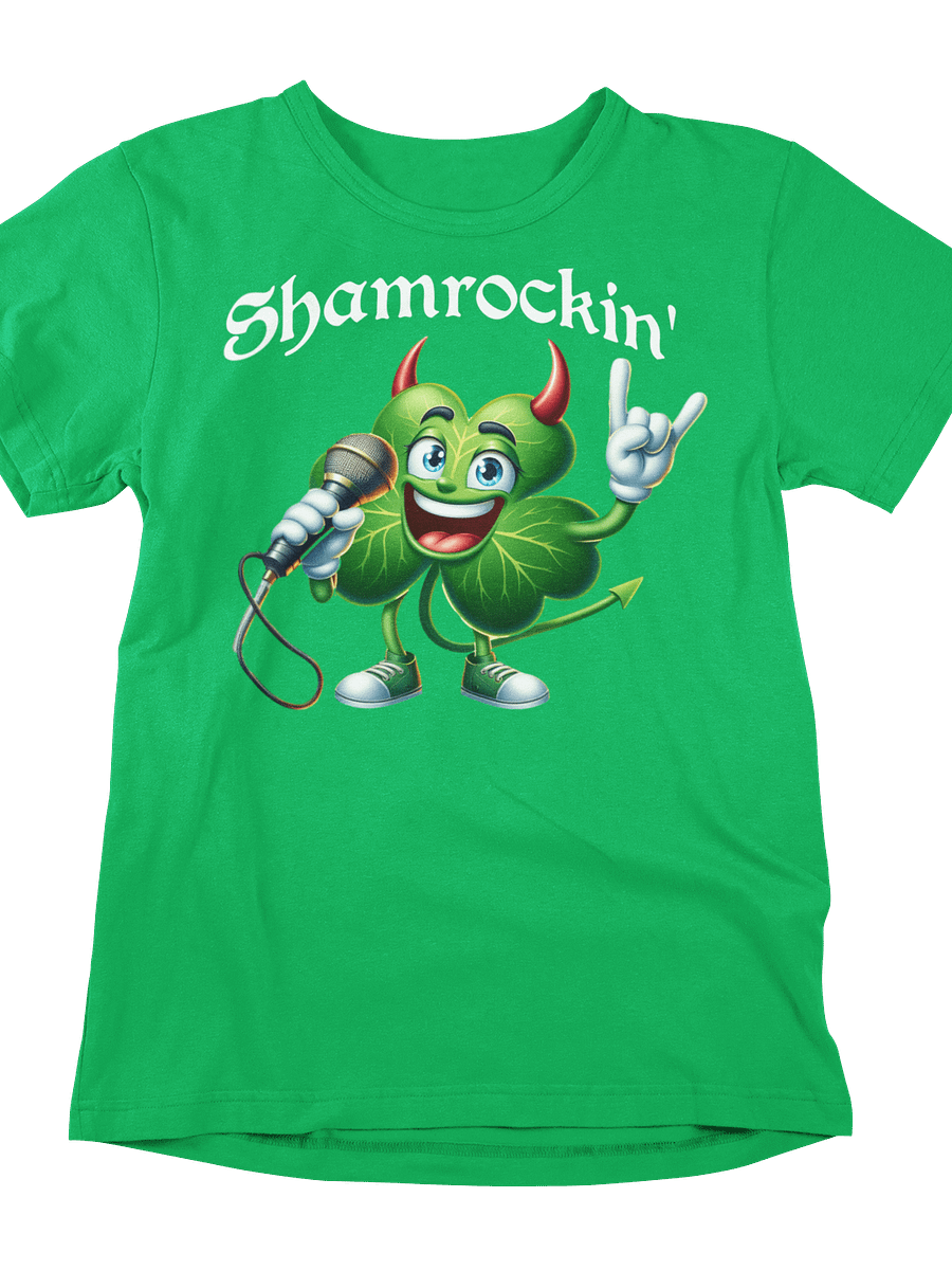 Shamrockin' Rockstar Tee: Unleash Your Inner Irish Rock God! product image (1)