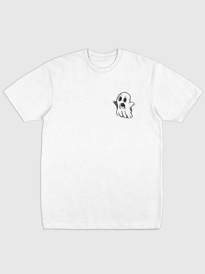 Gh0stie with Arcade logo on reverse Tee - White product image (2)