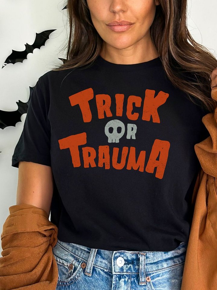 Trick Or Trauma Halloween T-Shirt product image (1)