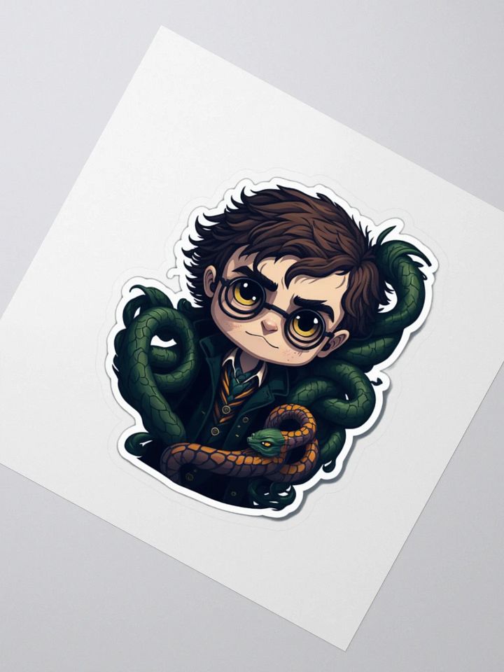 Magical Boy and a Snake Sticker product image (2)