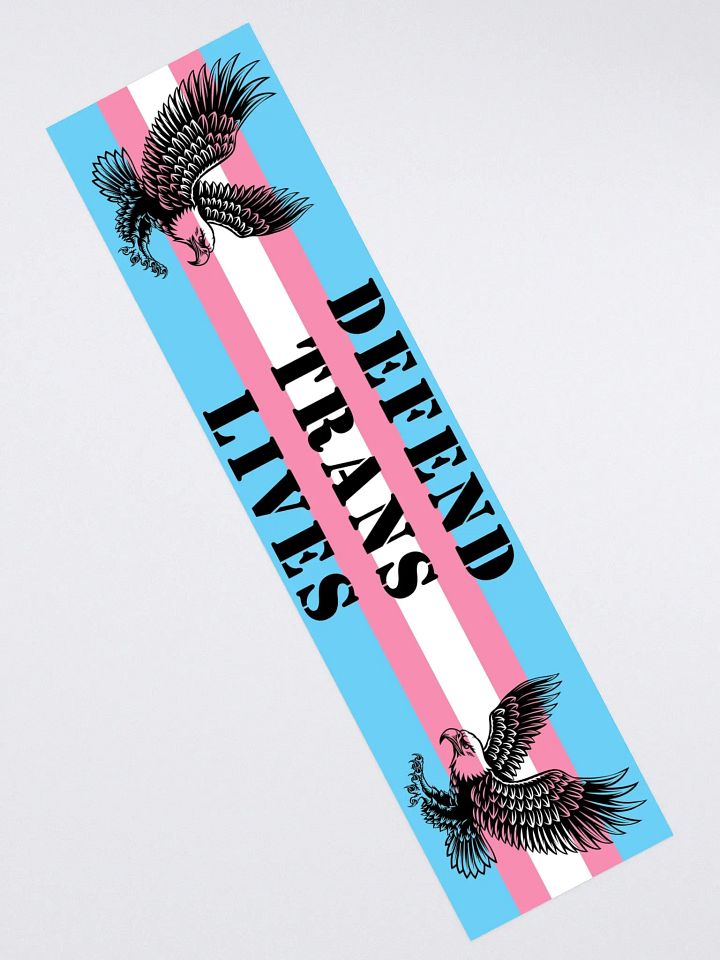 Defend Trans Lives - Bumper Sticker - Eagle product image (2)