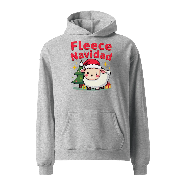Fleece Navidad Oversized Hoodie product image (4)