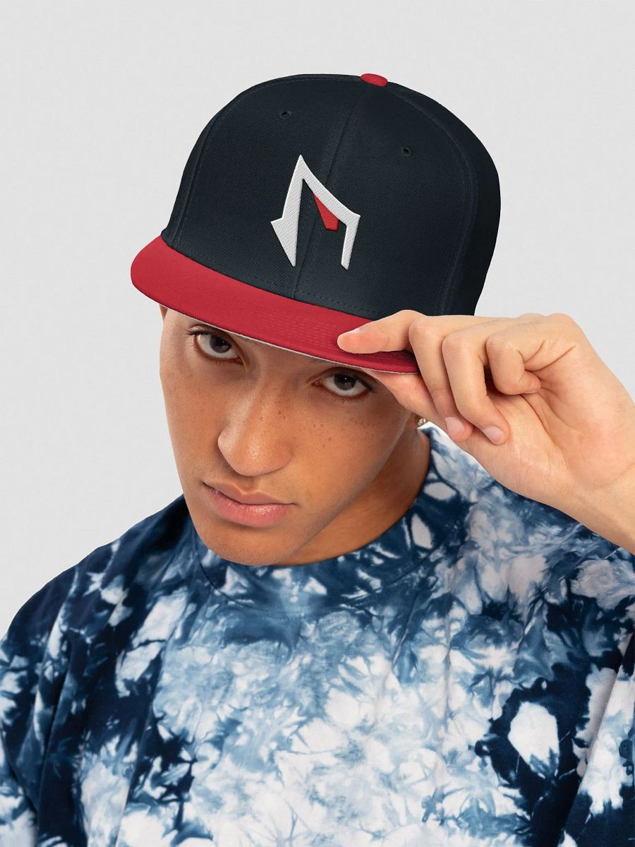 Limited EDITION FLAT BRIM RED FAM3 LOGO HAT Embroidery product image (5)