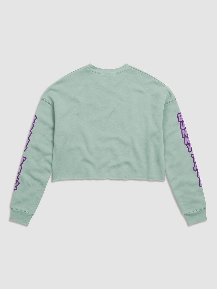 BUNNY TALK Crop Sweatshirt – Because Cozy Can Clap Back product image (6)