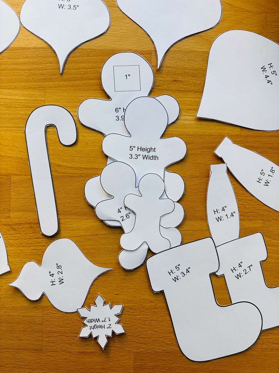 Christmas Decoration Template Set product image (3)