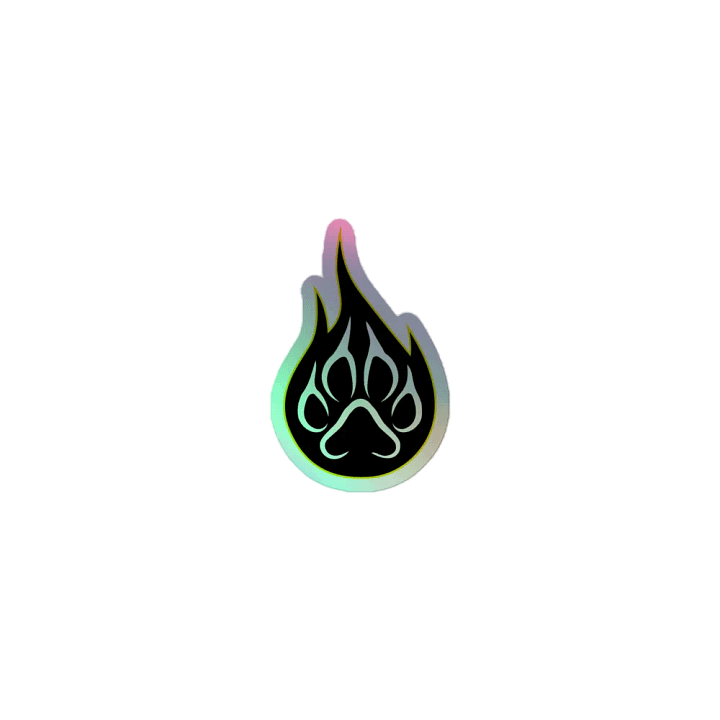 FireTiger Holographic Sticker product image (1)