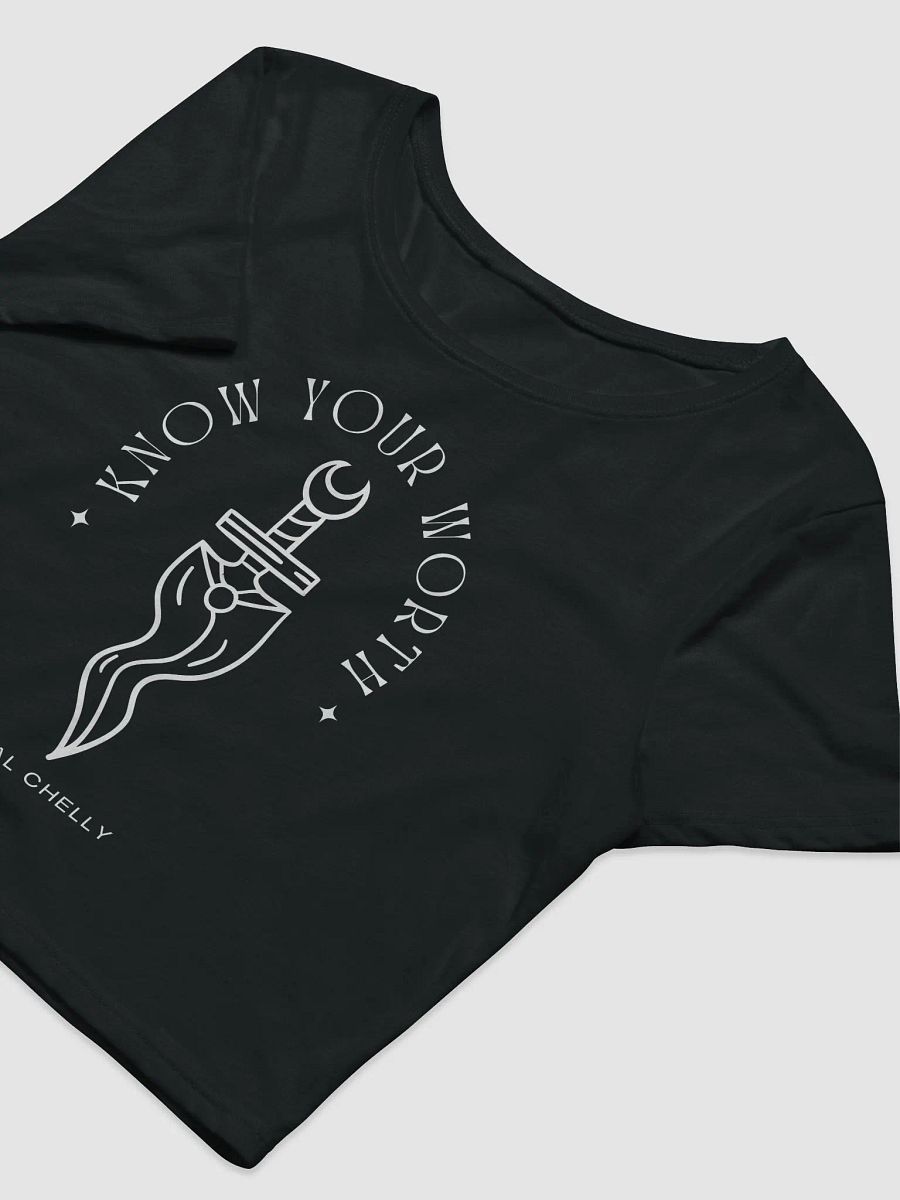 Know Your Worth Crop Top product image (3)