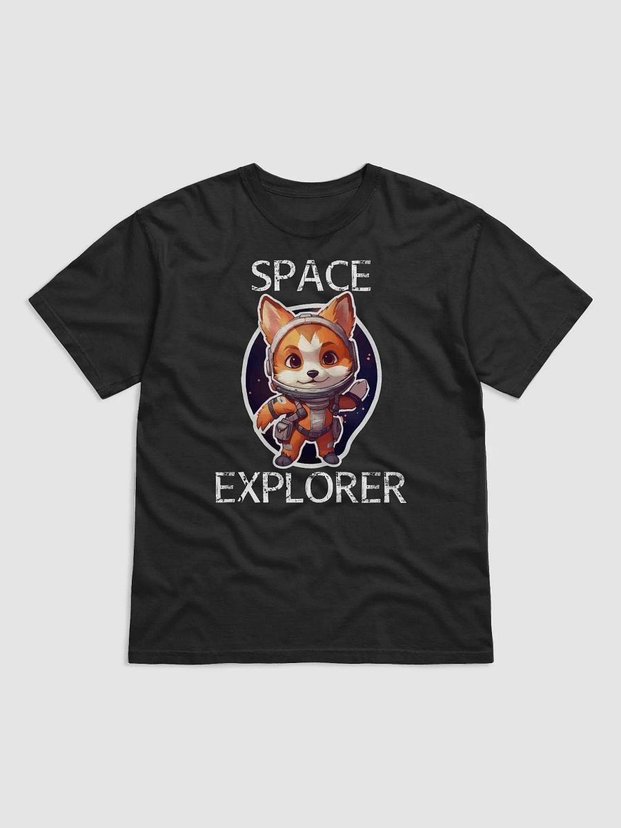 Red Fox Astronaut - Space Explorer (Black Lettering) product image (1)