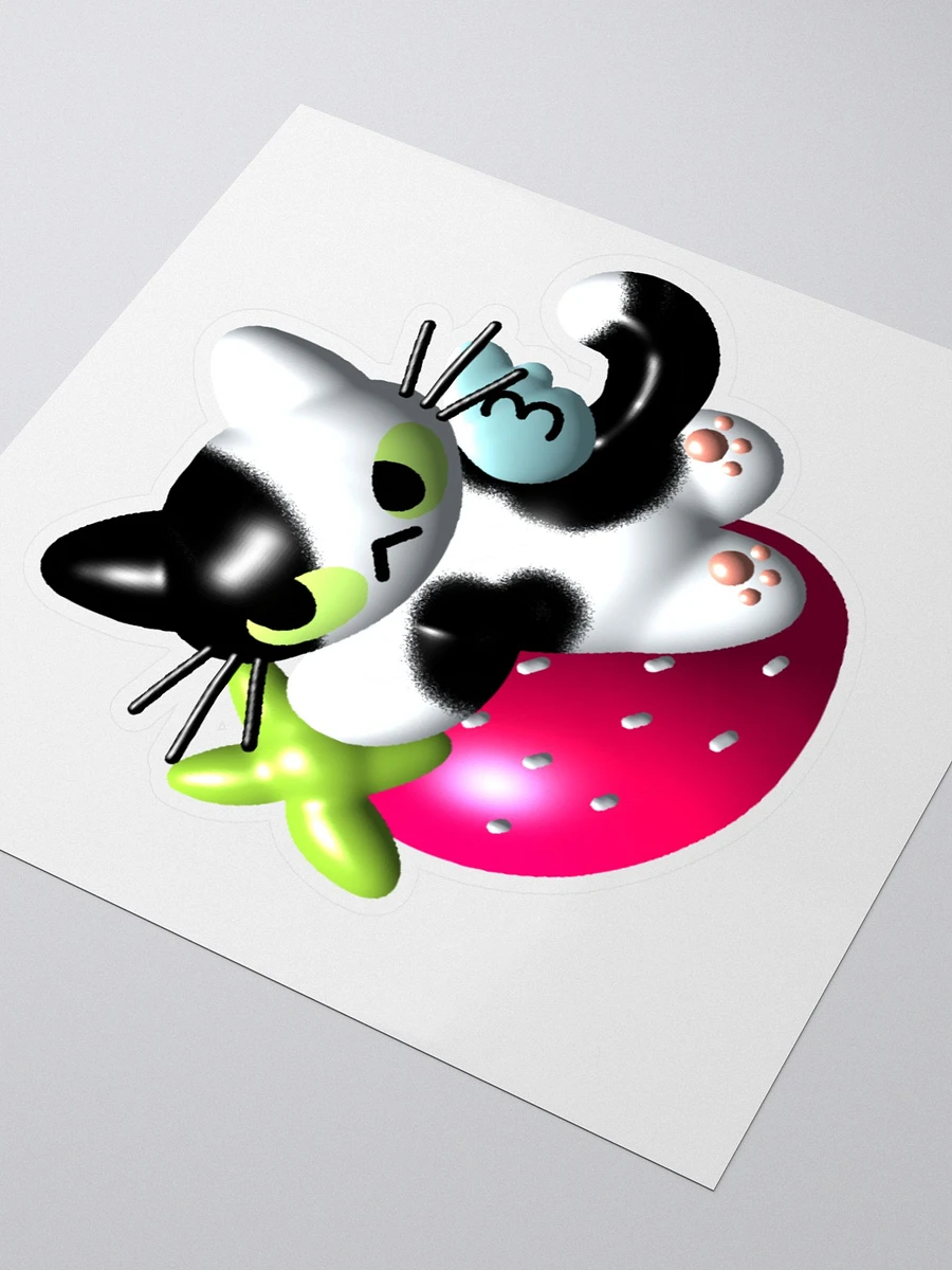 STRAWBERRY Cat - Sticker product image (3)