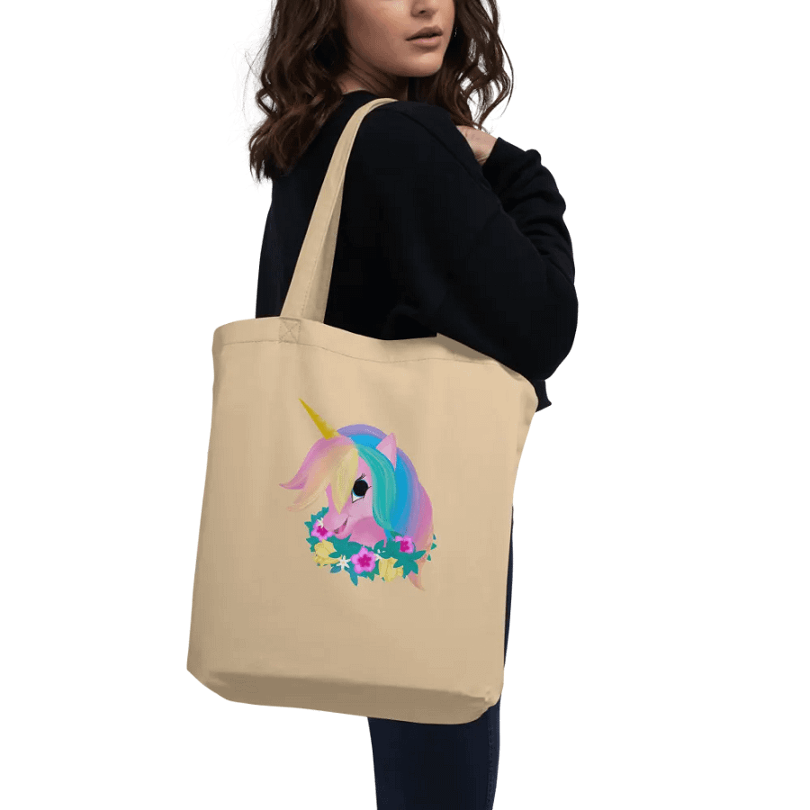 Rainbow Unicorn Eco Tote product image (9)
