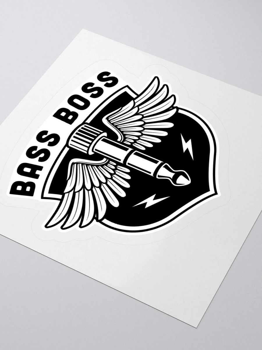 Bass Boss Sticker: Perfect for Music Lovers and Gamers product image (3)