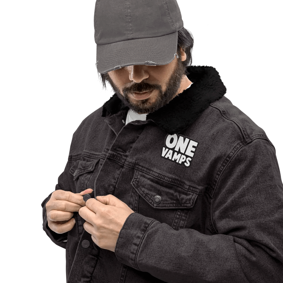 Jacket OneVamps white black letters product image (5)