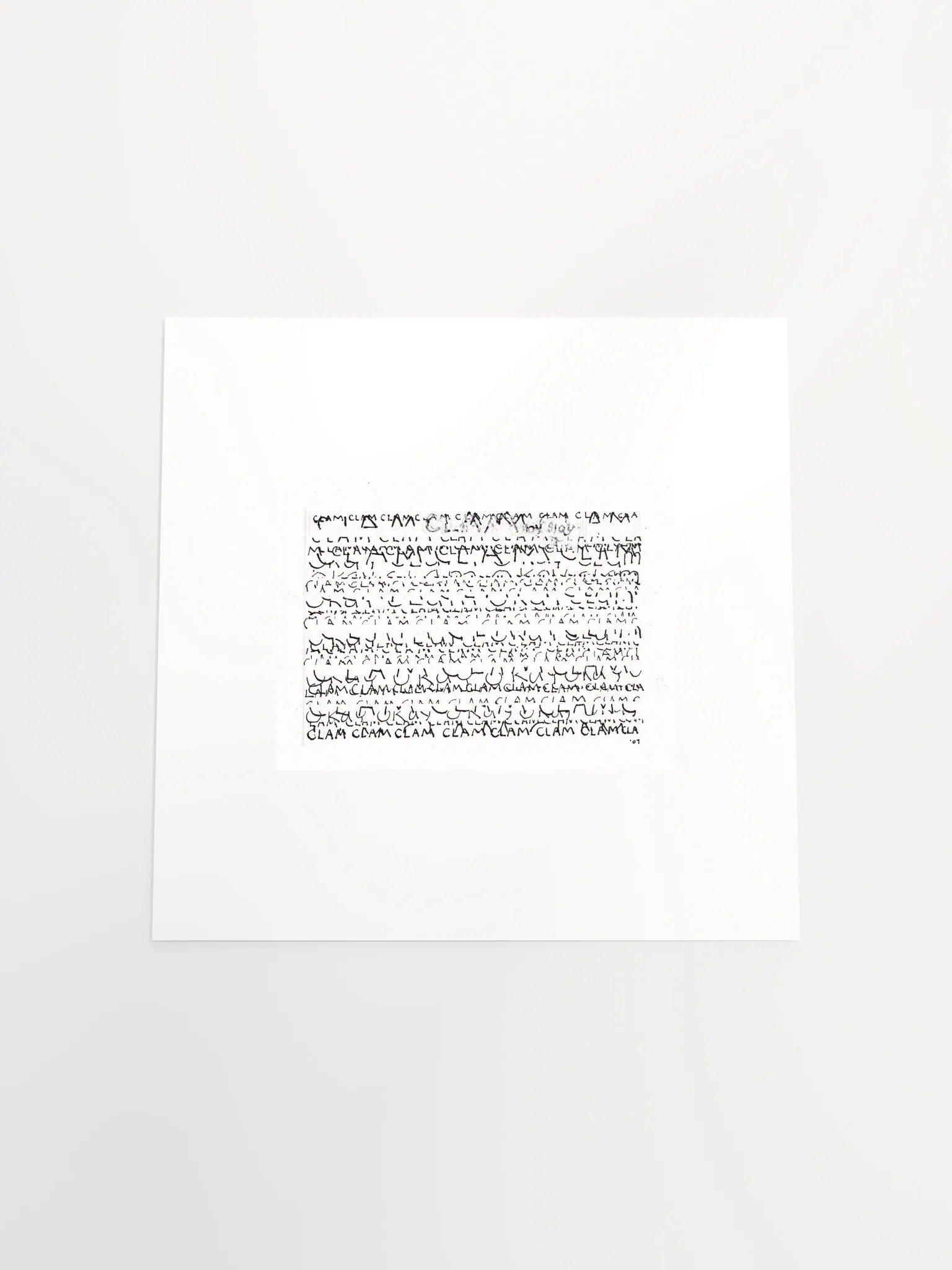 Clam panel card print product image (5)