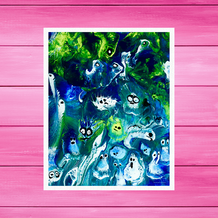 Chaotic Creatures of the Sea | Art Print product image (1)