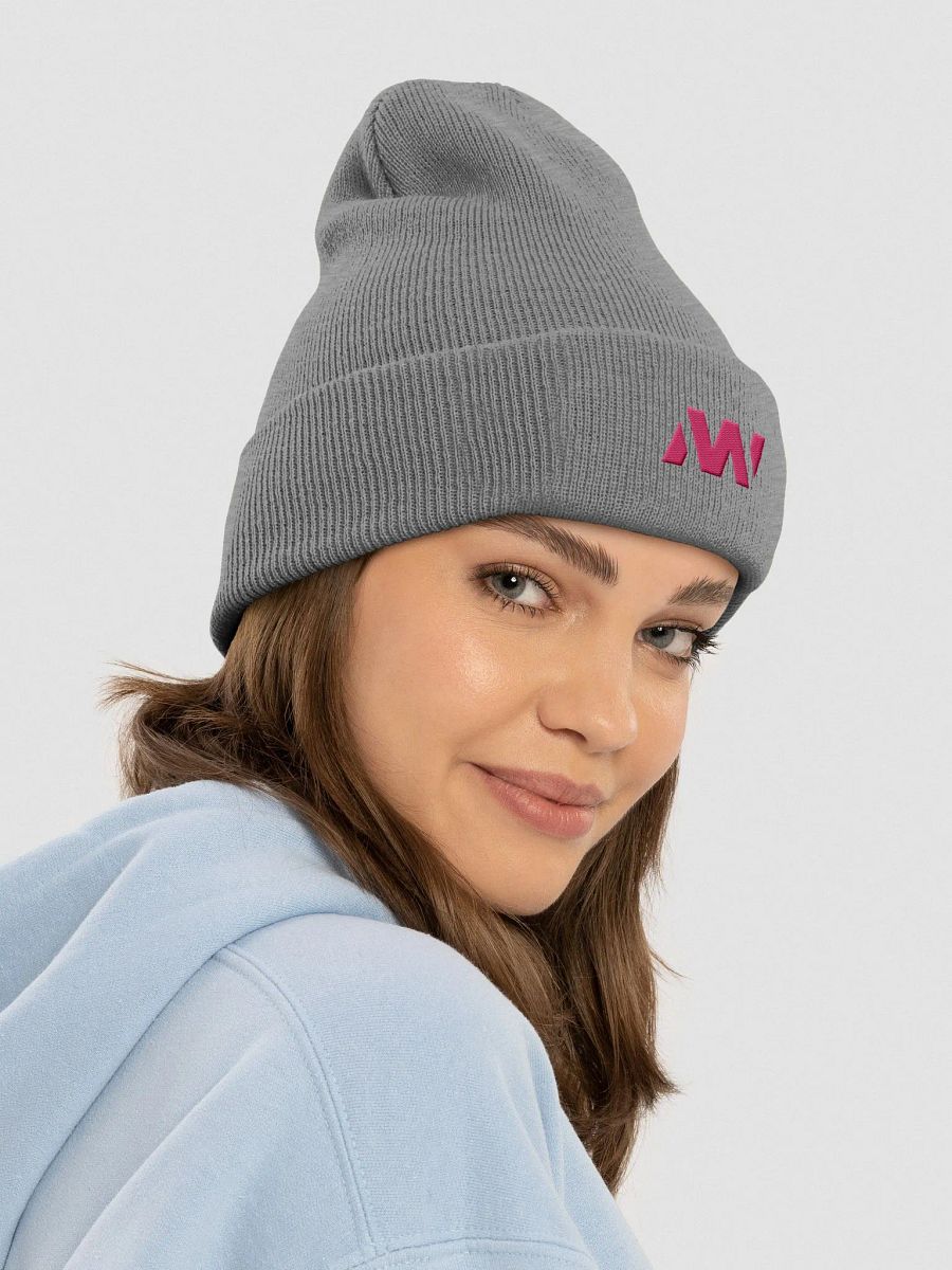 Mental Wealth Logo Embroidered Beanie product image (4)