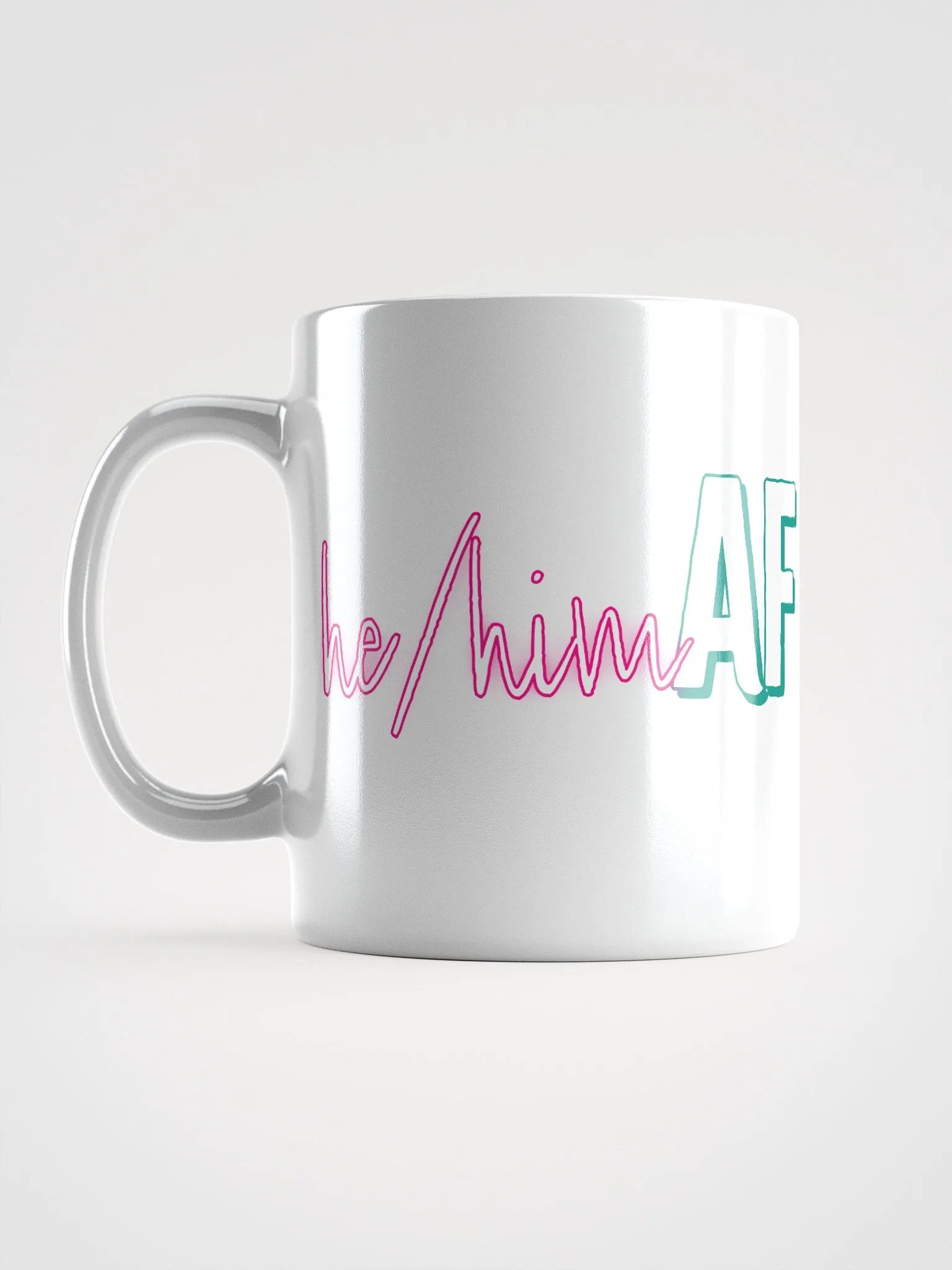 He/Him AF 20oz Mug White product image (3)