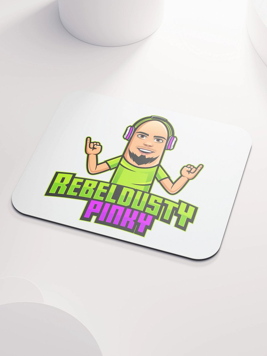 RebelDustyPinky Logo Mouse Pad product image (3)