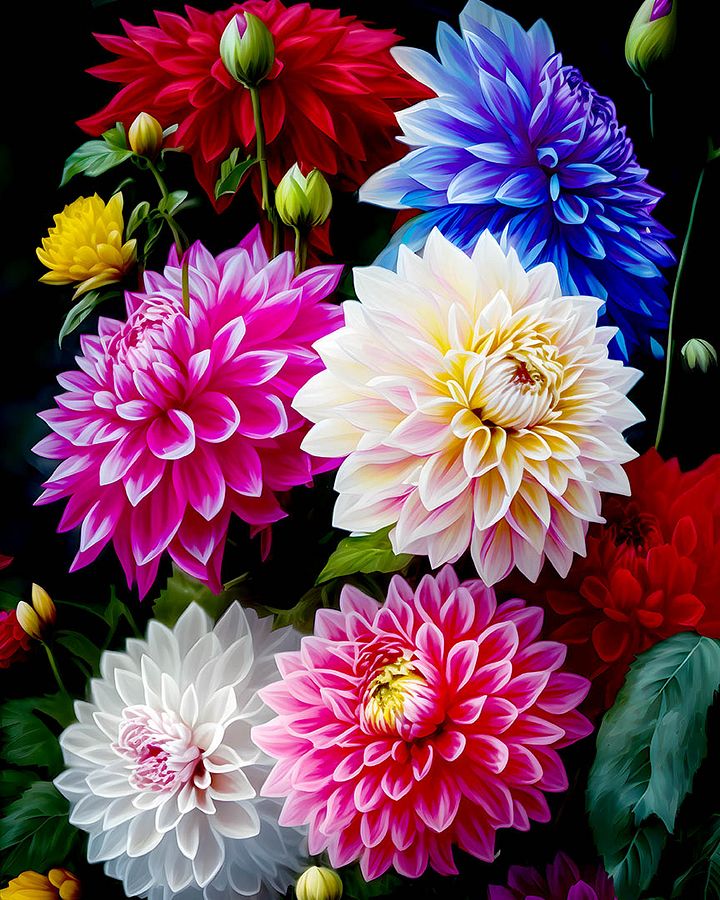 Dahlia Flower Poster product image (1)