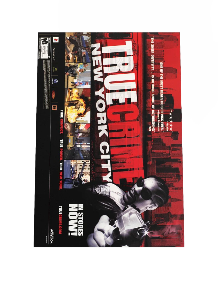 True Crime: New York - Promotional Poster/Flyer product image (1)