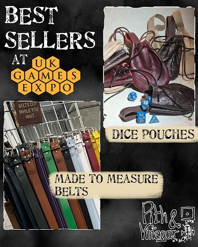 Wondering what flew off the stall at UK Games Expo?

Here’s a peek at some of my best sellers, whether you were after a custo...