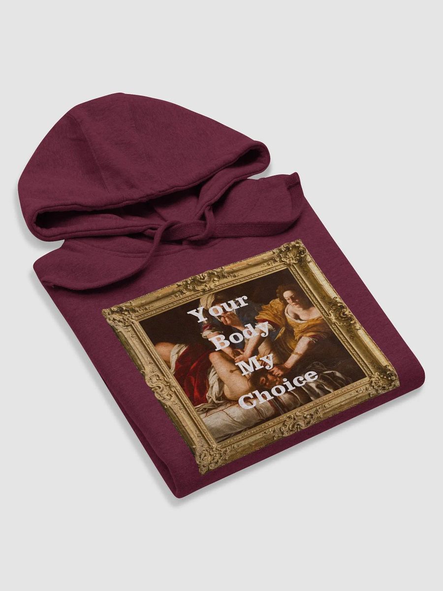 Judith Slaying Your Body My Choice Framed Hoodie product image (45)