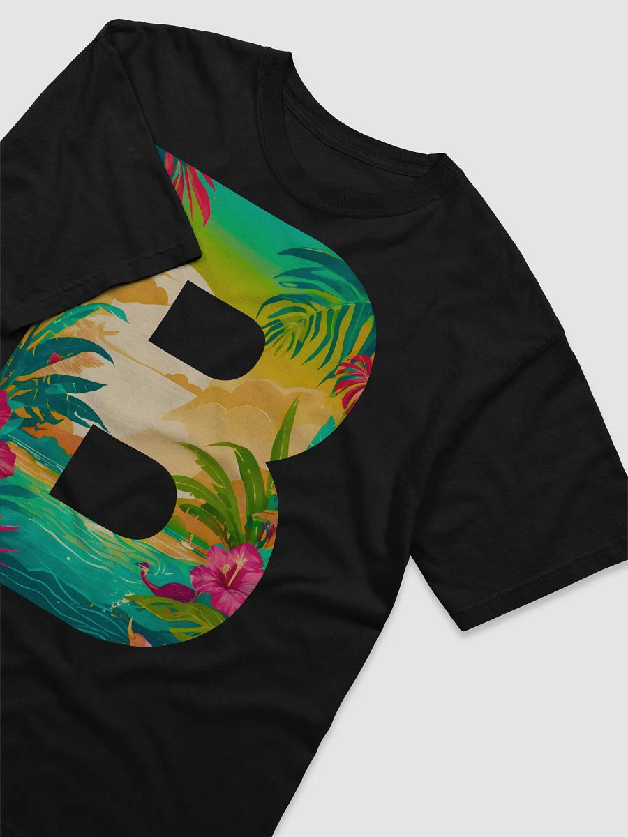Tropical Sunset Paradise T-Shirt (Letter-B) product image (5)