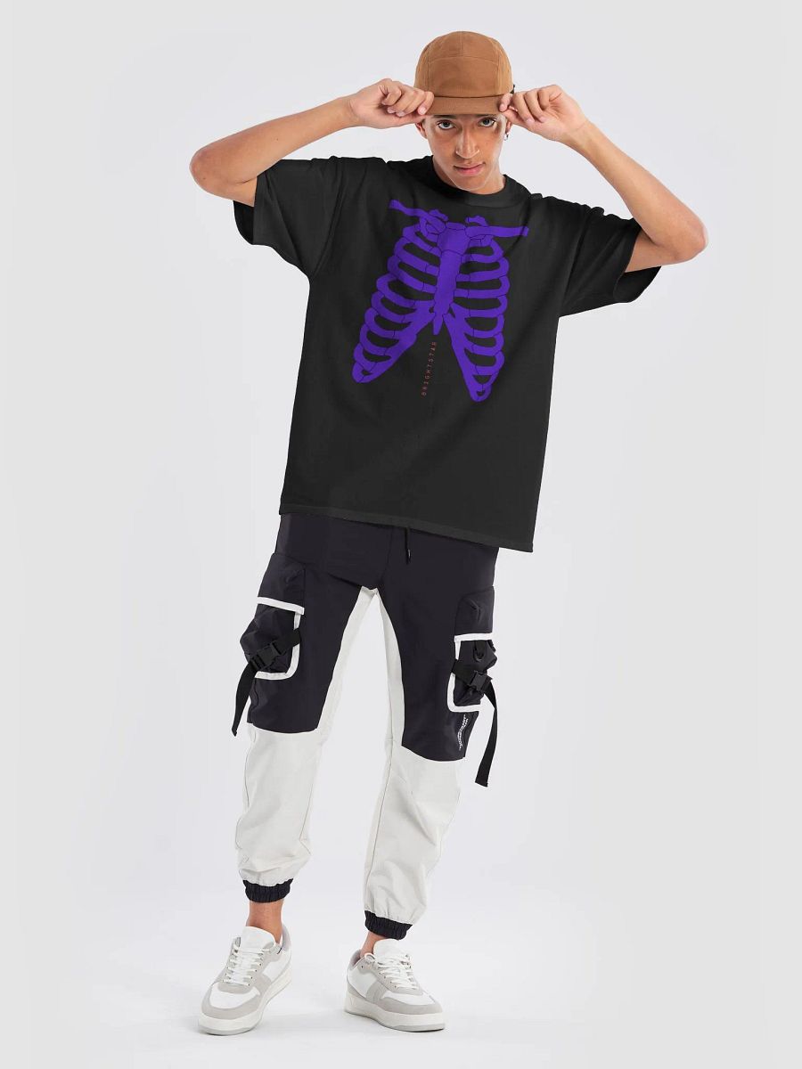 Purple Rib Cage Relaxed-Fit Tee product image (33)