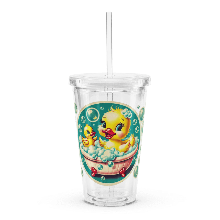Ducky in a Bubble Bath Double Wall Tumbler product image (1)