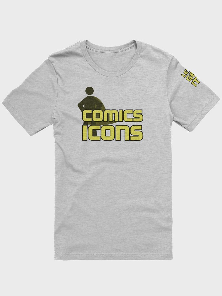 Comics Icons Yellow On Black Logo Tee product image (5)