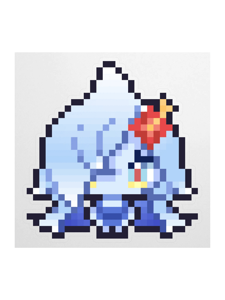 Pixel Shark - Sticker product image (1)