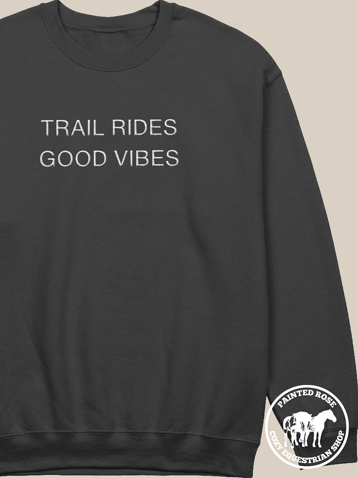 Trail Ride Vibes Embroidered Sweatshirt product image (1)