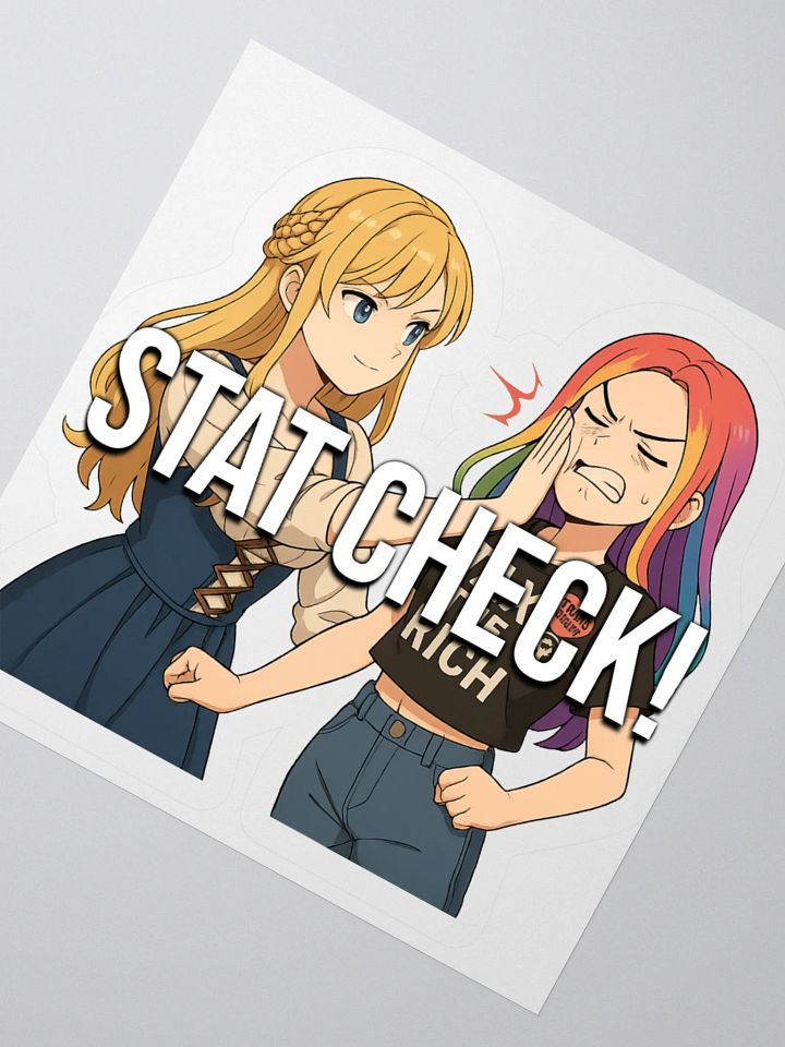 STAT CHECK Sticker product image (2)