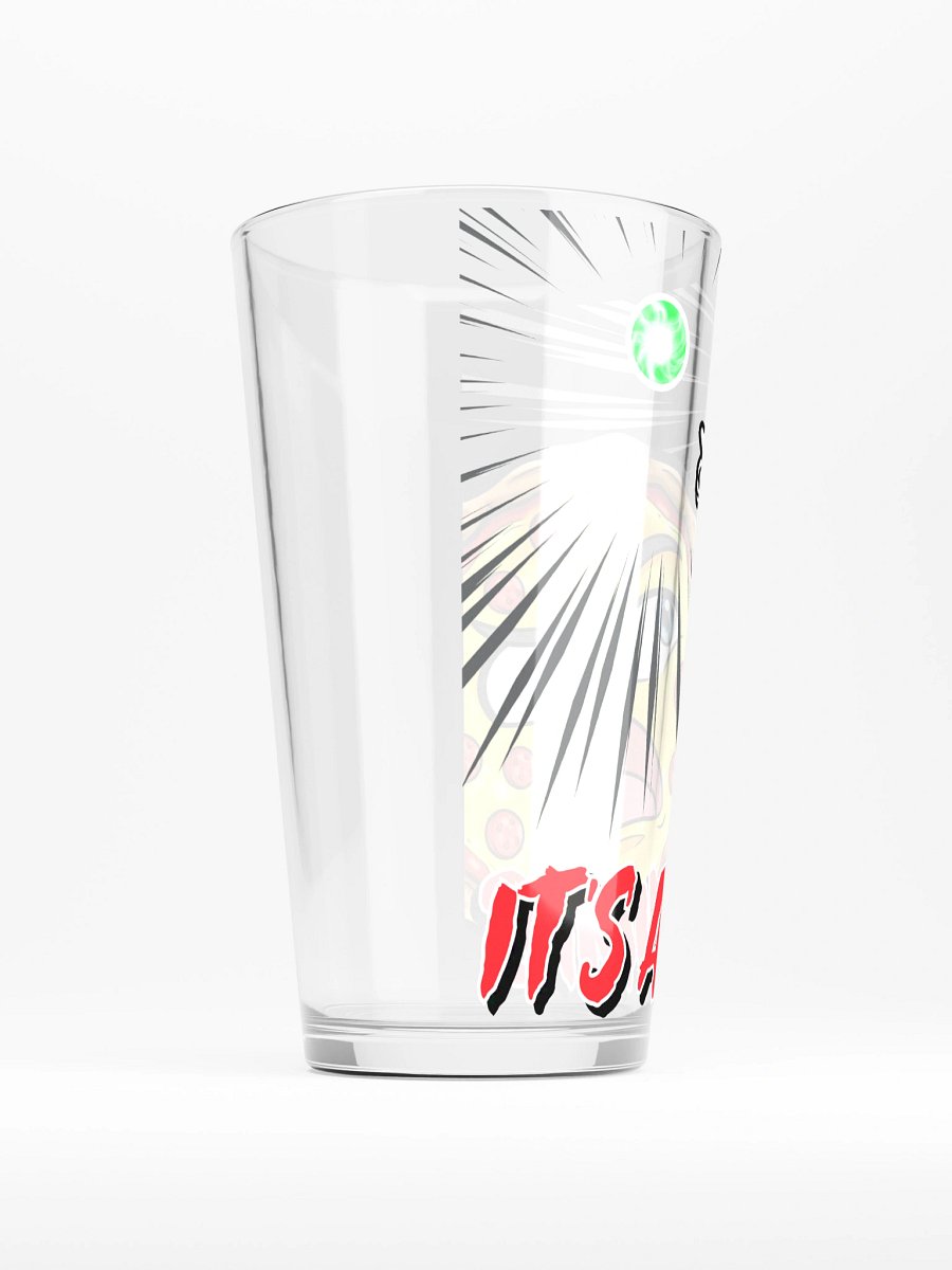 SpookyTimePizza - "It's a Mimic!" Pint Glass product image (2)