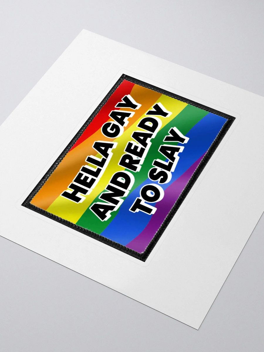 Hella Gay And Ready To Slay Stickers product image (12)
