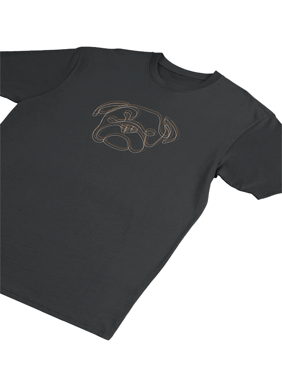 Abstract BullDog Line Art Tee product image (4)