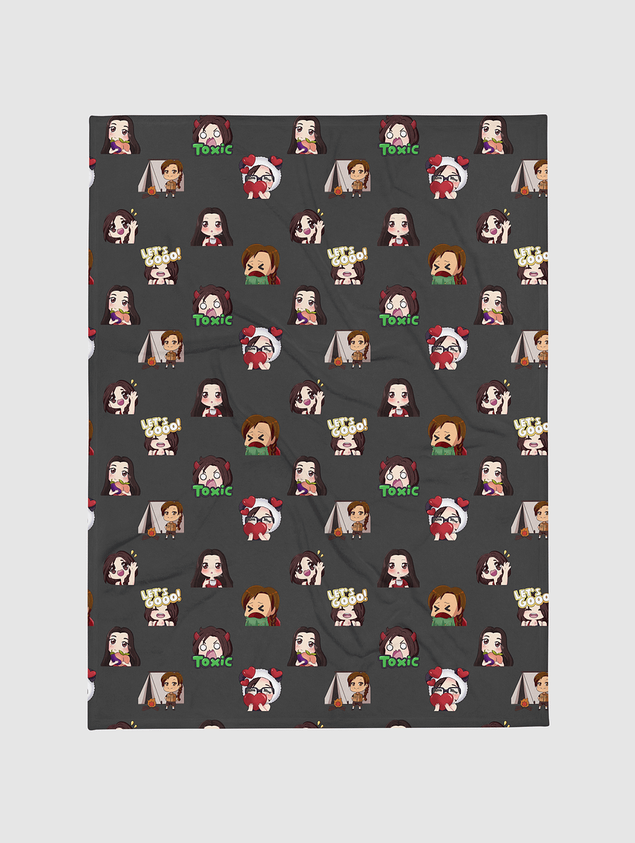 Black Throw Blanket product image (1)